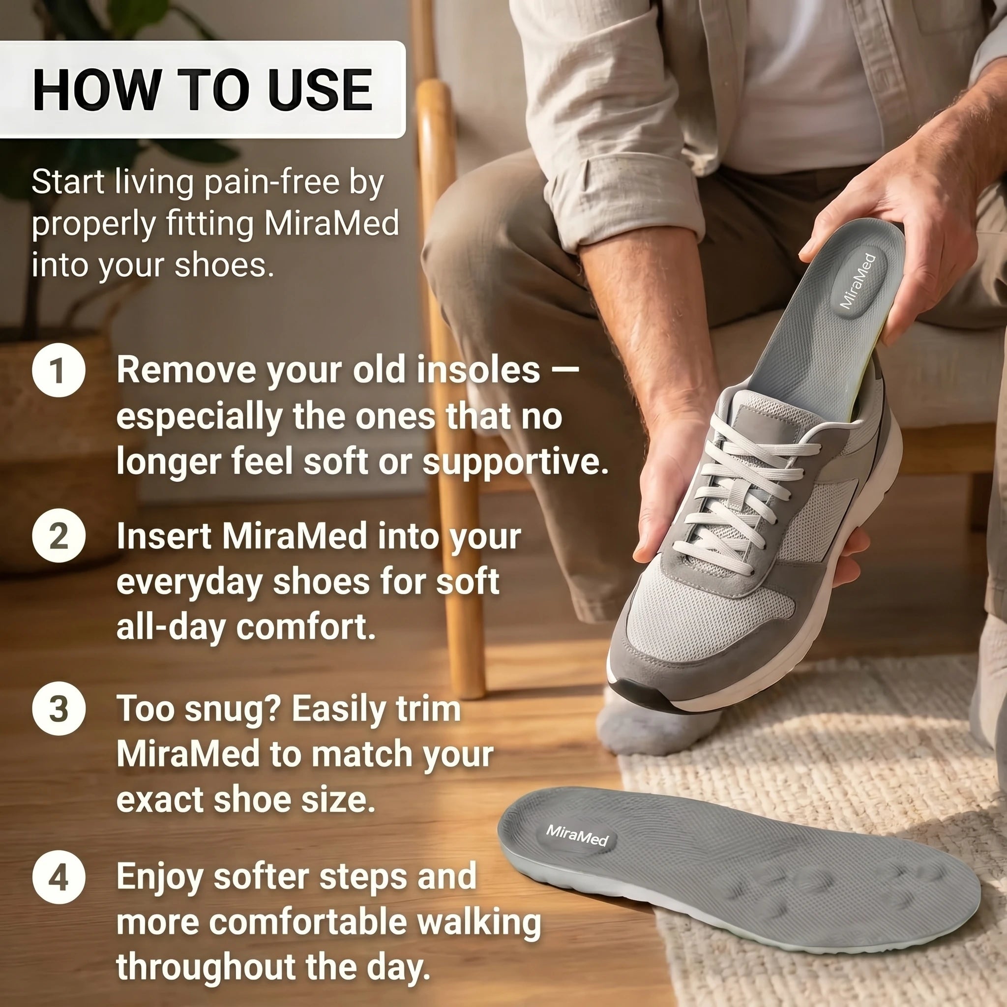 Triple Relief Cloud Insoles™